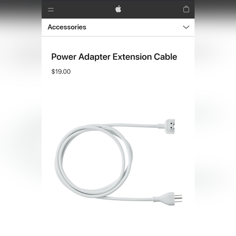 Apple Power Adaptor Extension Cable